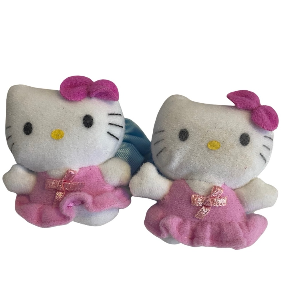 Vintage Hello Kitty Ballerina Hair Scrunchies - set of 2